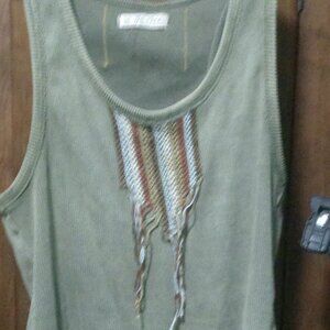 Free People Army Green Razerback